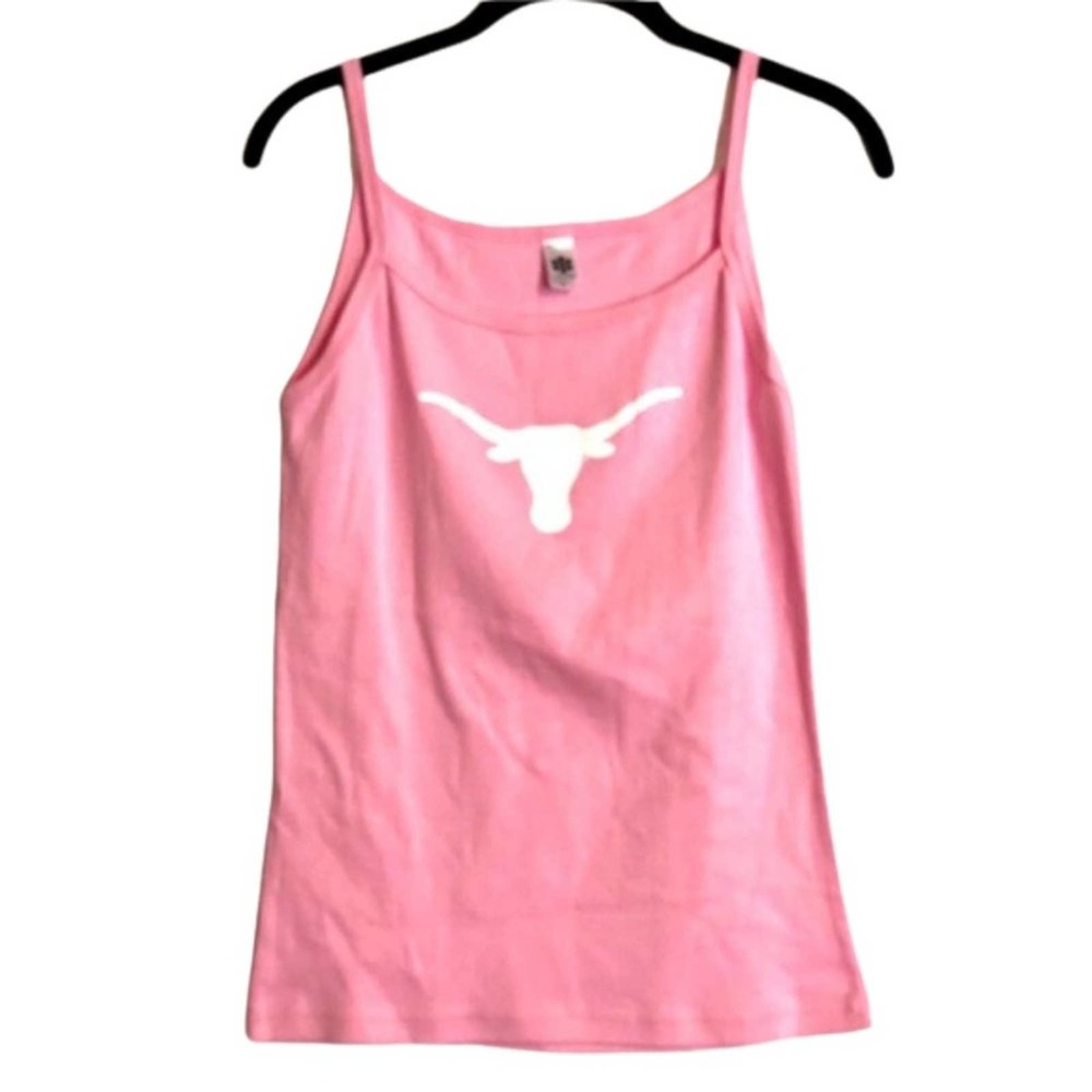 UT texas longhorns // sexy pink strappy tank XL